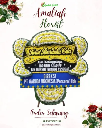 Papan Bunga Duka di Banjararum