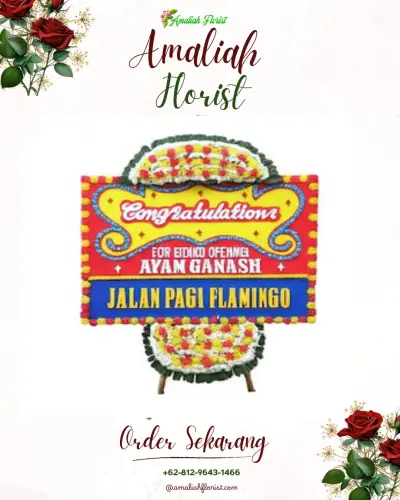 Bunga Papan Congratulation di Banjararum